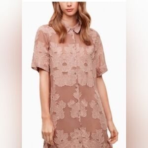 Wilfred Aritzia Hemistache Dress